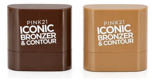 Contorno E Iluminador Pink21 Iconic En Barra