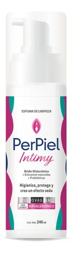 Perpiel Intimy, Espuma De Limpieza Intima, Acido Hialuronico