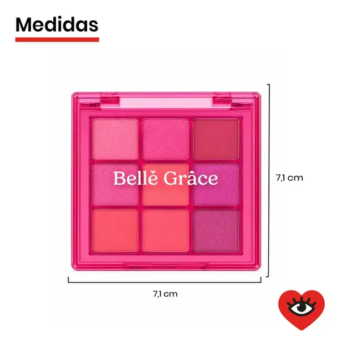 Mini Paleta De Sombras 9 Colores Maquillaje Veoquiero