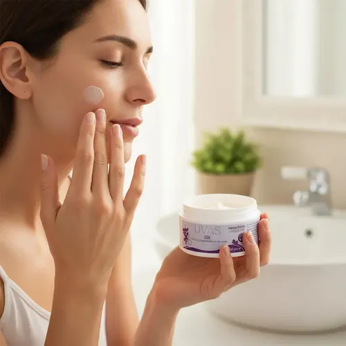 UVAS Crema Humectante Dia 120ml Antioxidante Rejuvenecedora SIN TACC