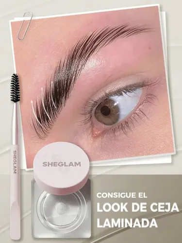 Set Sheglam Me Up Gel De Cejas Transparente A Prueba De Agua Set Me Up