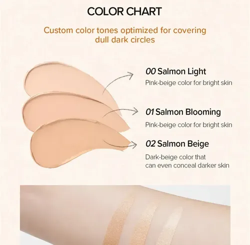 Corrector Skinfood Salmón Dark Circle para Ojeras Tono 00 Salmon Light de 10 g
