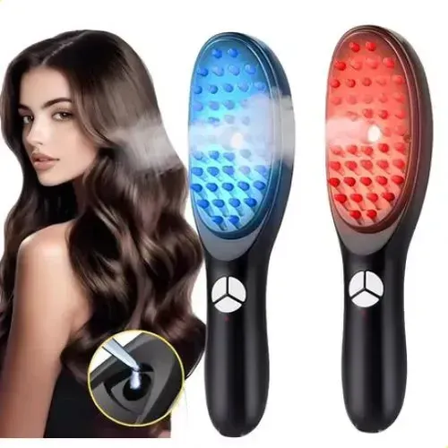 Cepillo Masajeador Capilar Luz Infrarroja Caida Del Cabello