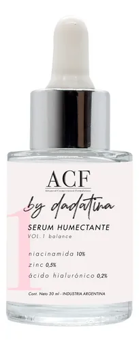 Acf Dadatina Serum Humectante Facial Apto Vegano 30ml Local