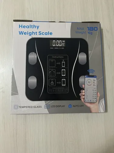 Balanza Digital De Baño Hasta 180 Kg Precisa Pantalla Lcd