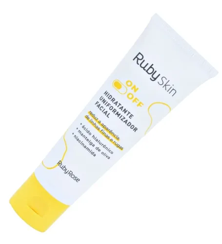 Creme Hidratante Facial On+off Ruby Rose Skin 50g Tipo de pele Normal