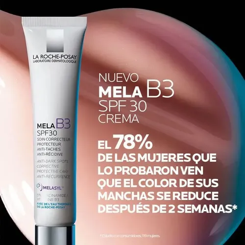 La Roche Posay Mela B3 Crema Fps 30,4oml Todo Tipo De Piel Día/noche