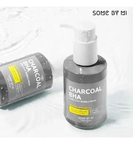 Máscara Facial Charcoal Bha Pore Clay Bubble 120g Some By Mi Tipo De Piel Los Tipos De Piel