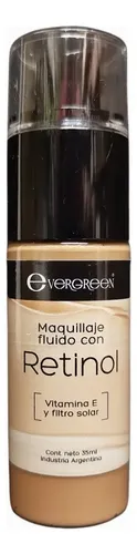 Evergreen Base De Maquillaje Fluido Con Retinol Tono N°02