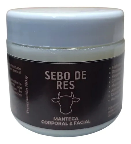 Crema De Sebo De Res. Cicatrizante Hidratante