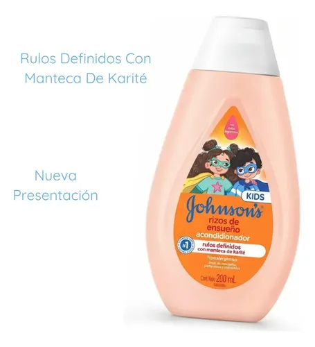 Acondicionador Johnsons Kids Rulos De Ensueño X200ml