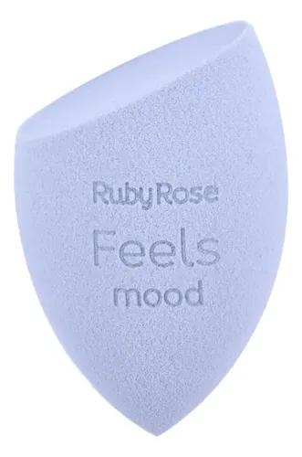 Esponja De Maquillaje Feels Mood Ruby Rose Rekabeautyshop Azul Claro Grande