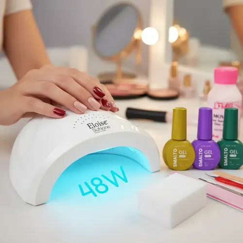 Kit Inicial X16u Cabina Led Uv 48w Gel Uñas Semipermanentes