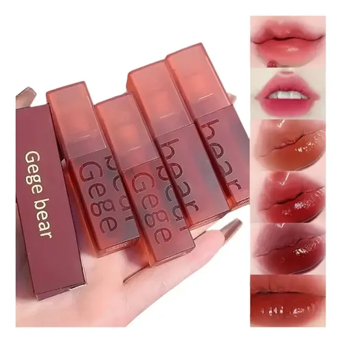 Labial Mate Terciopelo Larga Duración Gege Bear Color 04