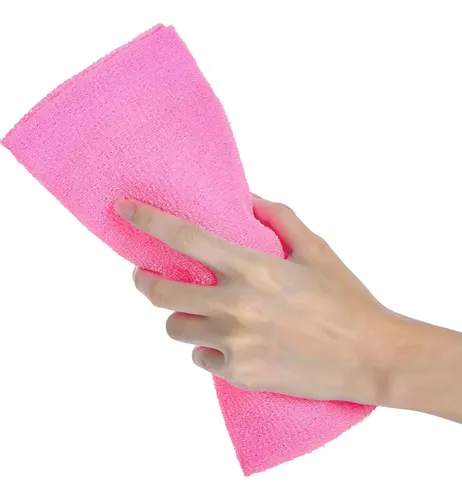 Toalla Exfoliante De Nylon Boao 4 Piezas 90×30 Cm Multicolor