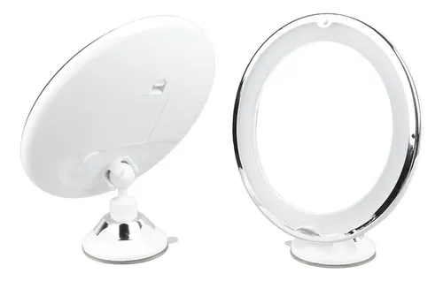 Espejo De Maquillaje Iluminado, Led, Con Aumento De 10x, Tip