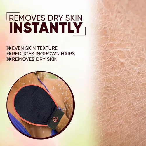 Guante Exfoliante Corporal Para Ducha Limpieza De Piel Muert