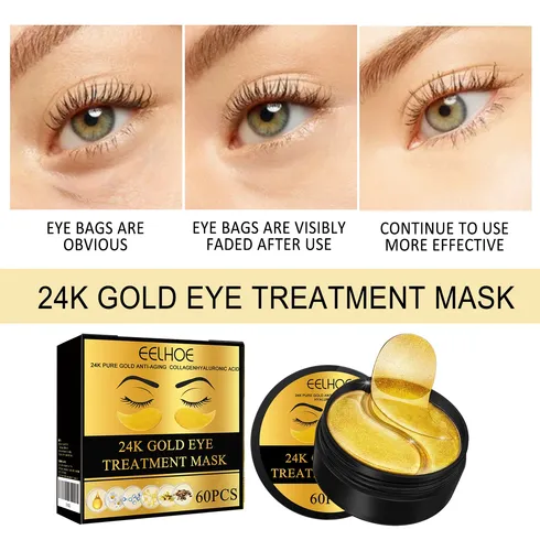 Máscara Para Contorno De Ojos Eelhoe Colágeno Hialurónico Todo Tipo De Piel