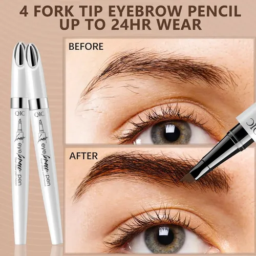 Lápiz De Cejas Waterproof Atnadov Con Punta Micro 4