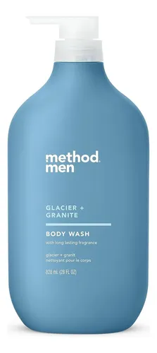 Jabón Líquido Method Men Body Wash Glacier Granite, 28 Onzas