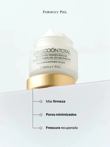 Crema Antiage Correción Total Formuly Piel 3×1 Todo Tipo De Piel Día/noche