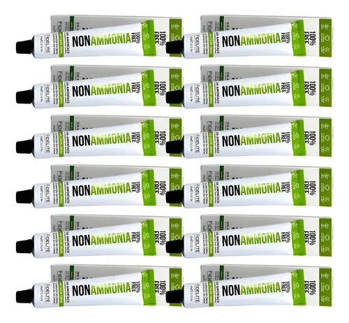 Fidelite Tintura Non Ammonia 100% Free Sin Amoniaco 60g X12