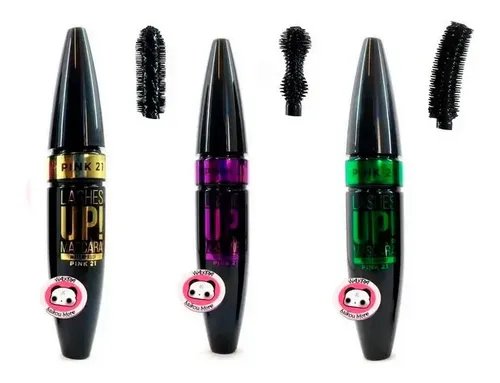 Rimel Mascara Pestañas Lashes Up Pink21 Tono Negro 3 Modelos