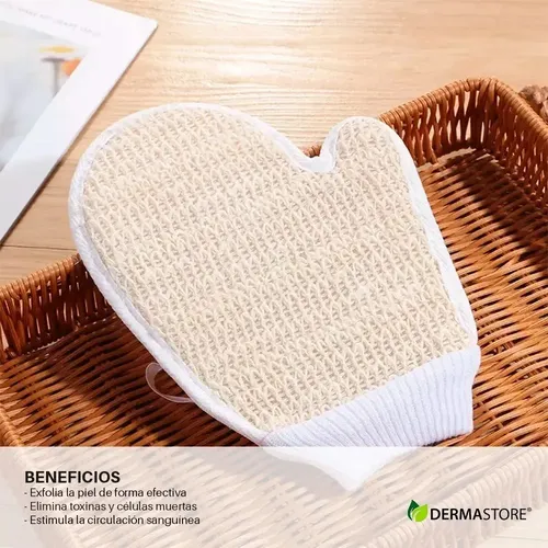 1x Guante Exfoliante Manopla Corporal Facial Piel Para Spa