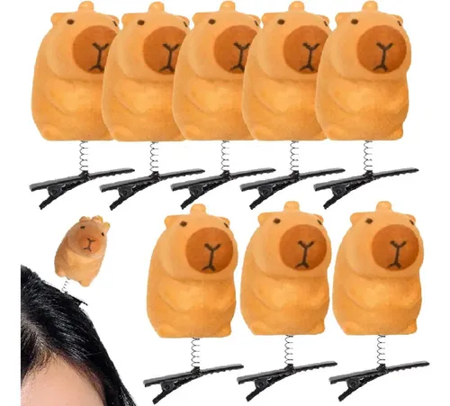 B / 20 Capibara Horquilla Broche Prendedor Kawaii B