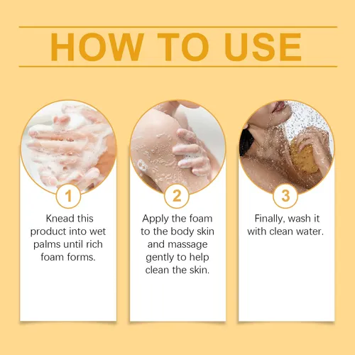 Jabón De Baño Oceaura, Limpiador Suave, Exfoliante E Hidrata