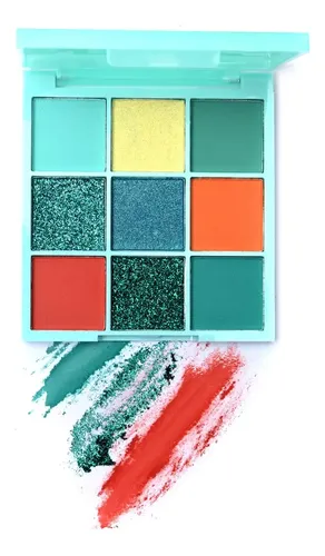 Sombras Para Ojos Eyeshadow Nude Estuche Verde Agua 3 39550