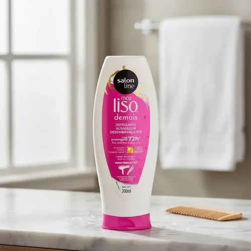 Salon Line Meu Liso Protector Térmico Capilar X200 Ml