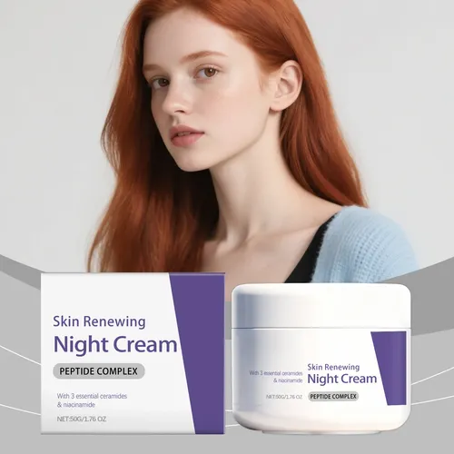 Crema Nocturna Para El Cuidado De La Piel, Suavidad Y Hidrat