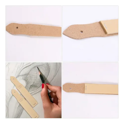 Set De 5ganchos De Lija Para Lápiz Y Esbozo