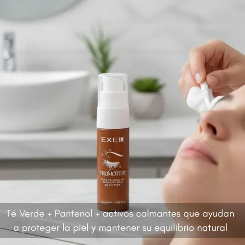 Exel Espuma Micelar Promoter Pestañas Ojos Desmaquillante 50