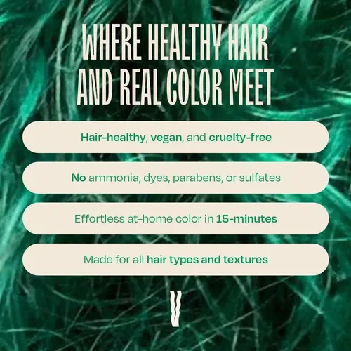 Kit De Decoloración Y Tinte Semi-permanente Overtone Verde