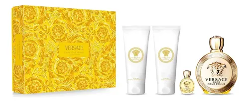 Set Versace Eros Pour Femme EDP 100ml con y Loción Corporal
