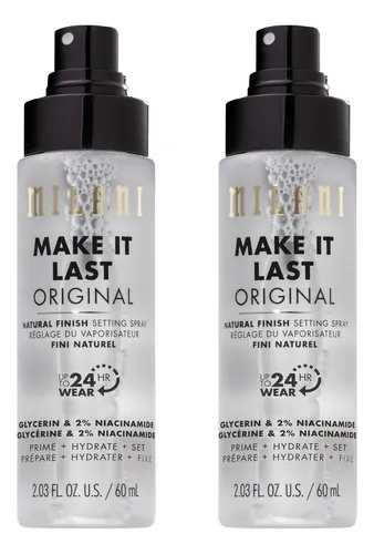 Spray Fijador Y Imprimador Milani, Paquete De 2 Unidades, Ac