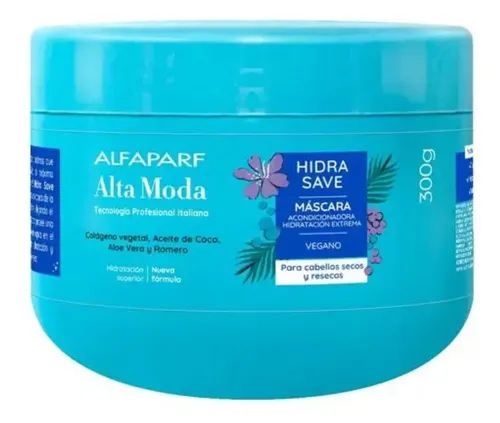 Mascara Hidra Save Alfaparf Alta Moda 300ml Vegano