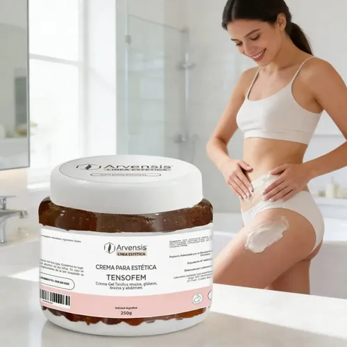 Crema Tensofem Tonificante Abdomen Gluteos 250gr Arvensis Otro