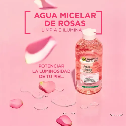 Agua Micelar De Rosas Garnier Skin Active X 100 Ml