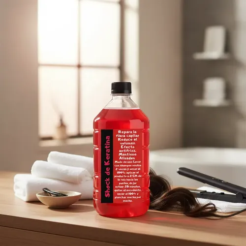 Shock De Keratina 1 Litro Líquido Antifrizz