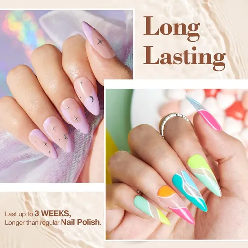 Set Líquido En Polvo Para Inmersión Azurebeauty Base Top Coa