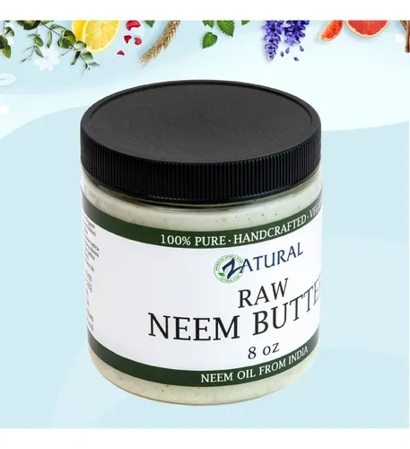 Crema Para La Piel Zatural Manteca Orgánica De Neem Y Aceite
