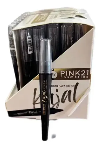 Delineador Kajal Negro X3 Ultra Definición Pink 21