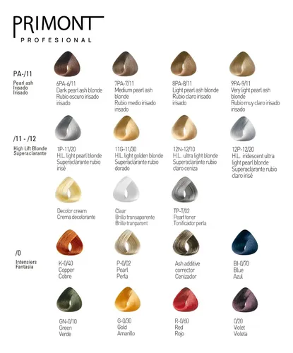 Primont Color X32 Tintura Coloración Cabello 60gr C/amoniaco
