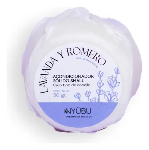 Acondicionador Sólido Nyübu Small – Extra Nutritivo: Lavanda + Romero – 50 Gr