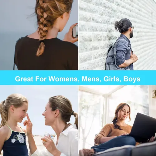 Cintas Para El Pelo Yxyl, 260 Unidades, Negras, Para Mujeres