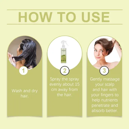 El Spray Para El Cabello Hoegoa Rosemary Nutre, Repara, Bril