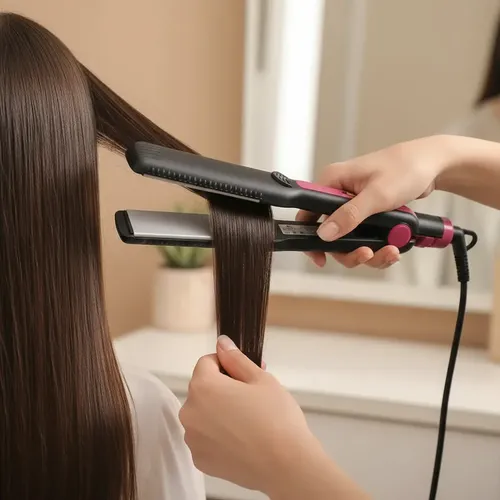 Plancha De Pelo Legatus Modelo Lpl035a Profesional – Negro Y Rosa